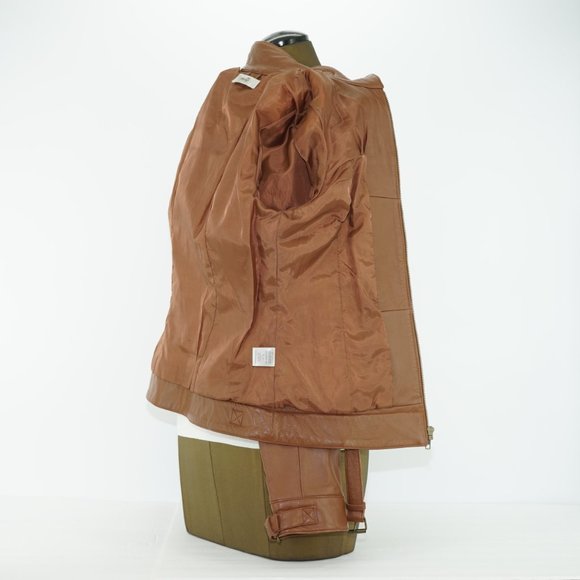 Metro 7 Genuine Leather Moto Jacket - Picture 15 of 16